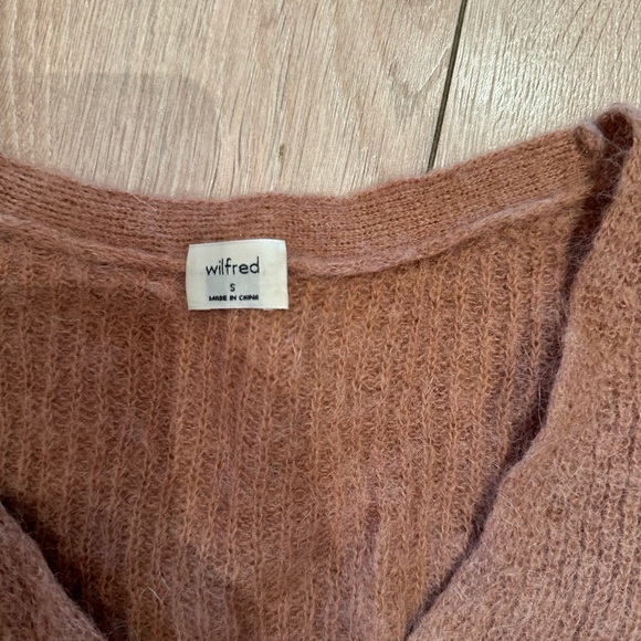 Aritzia Wilfred mohair button-up cardigan sweater - Picture 3 of 4